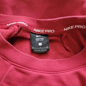 Nike Pro Cropped Sweatshirt